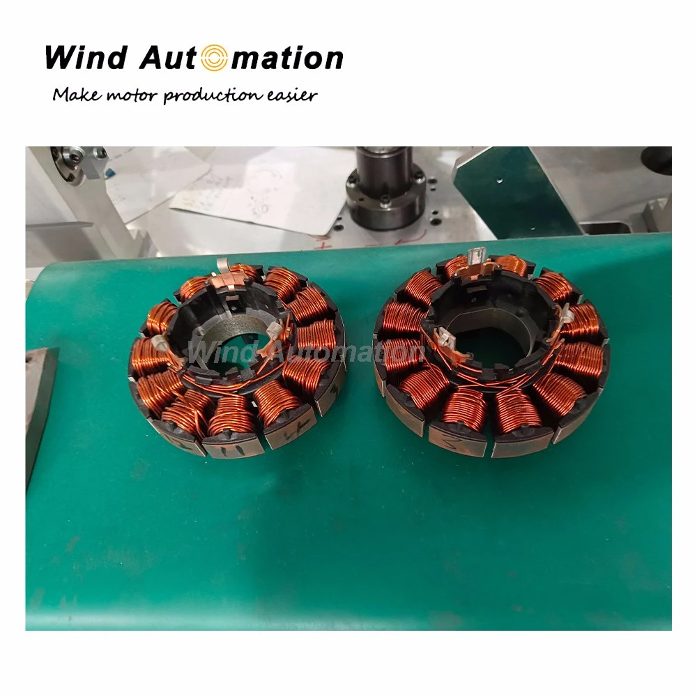 12-Pole-Outrunner-Stator-Coil-Winding-Shaping-Machine