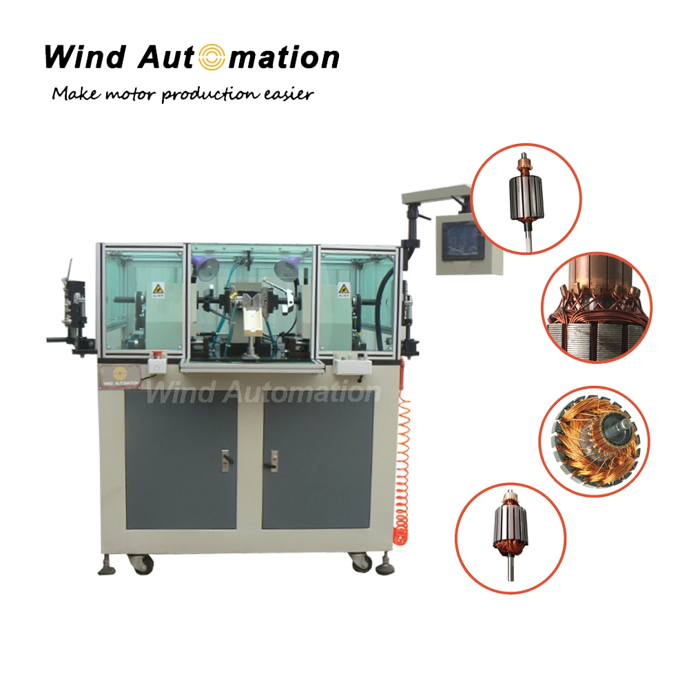 Armature-Winder-with-Two-Flier-Slot-Wire-Winding-Machine