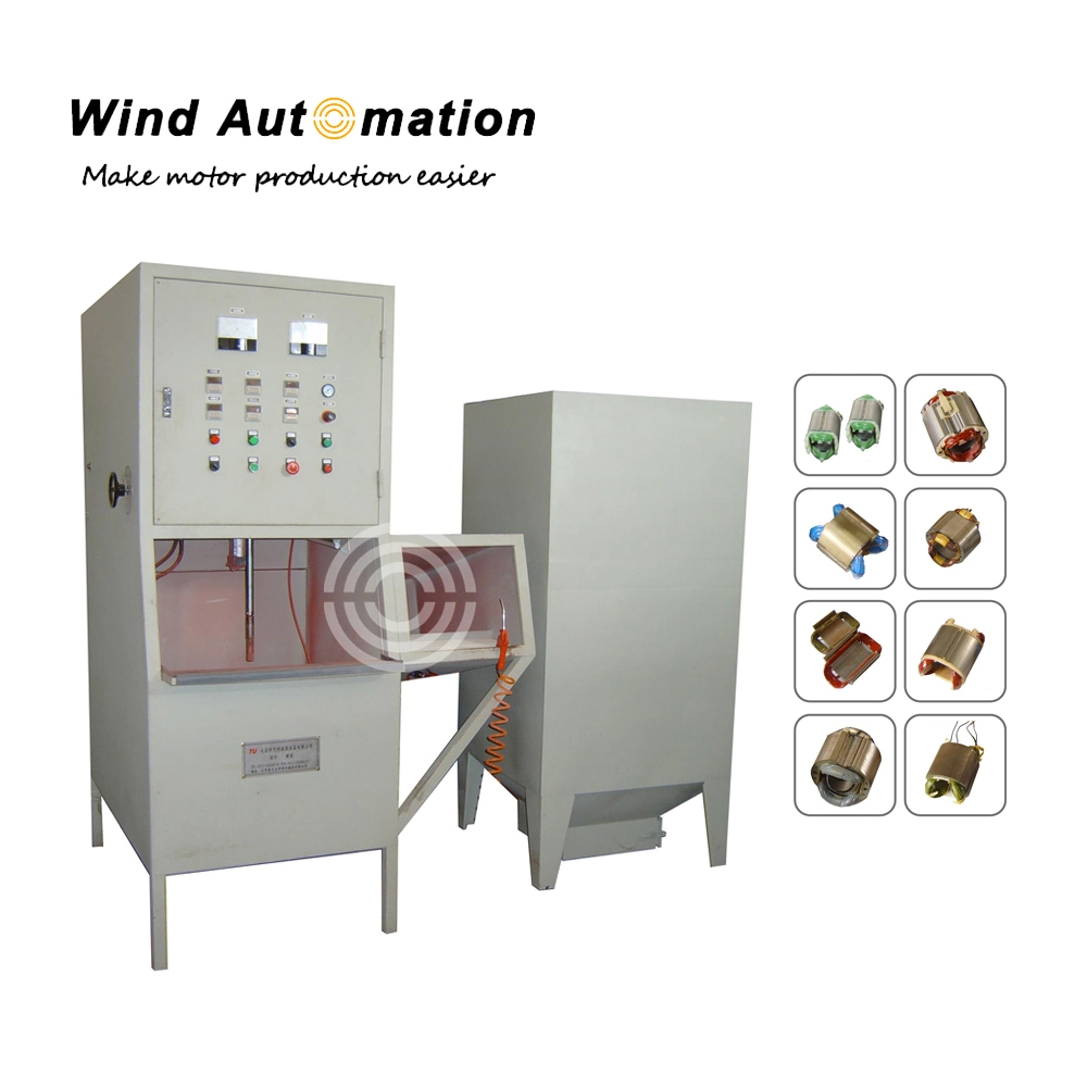 Single-Station-Stator-Coil-Powder-Coating-Machine