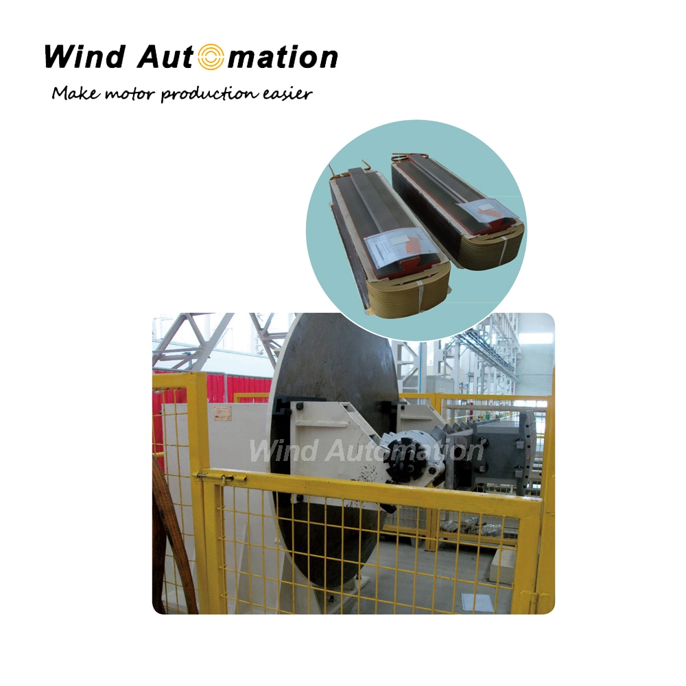 Rotor-Magnetic-Pole-Coil-Standing-Winder-Coil-Winding-Machine