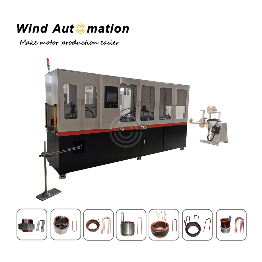 Hybrid-Car-Motor-Stator-Hairpin-Coil-Winding-Machine