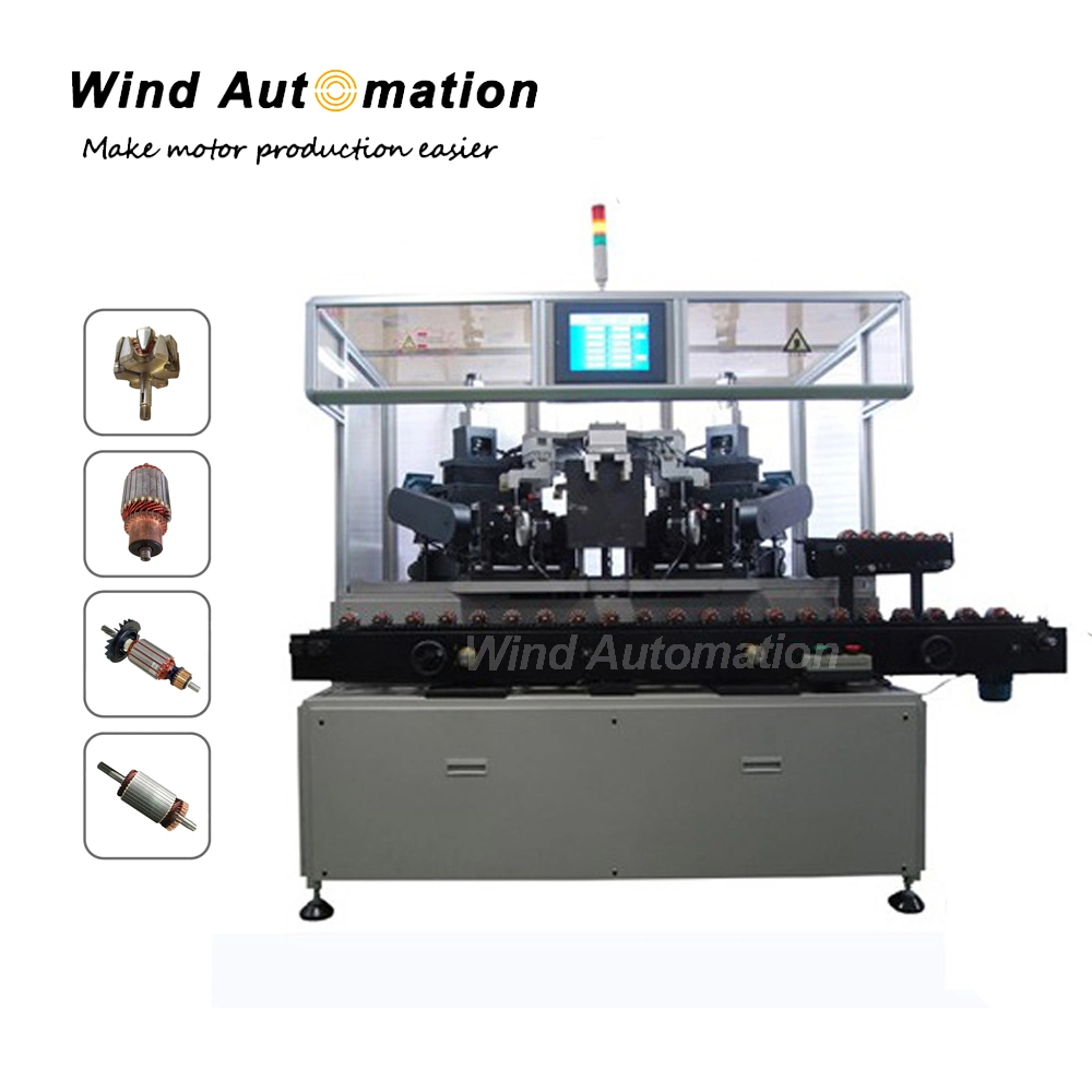 5-Stations-Fully-Automatic-Starter-Armature-Balancing-Machine