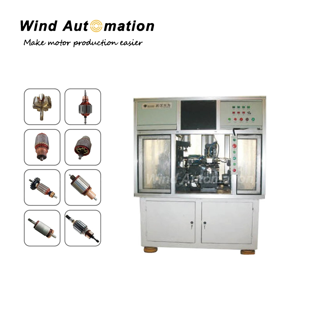 2-Working-Station-Micro-Motor-Rotor-Small-Armature-Balancing-Machine