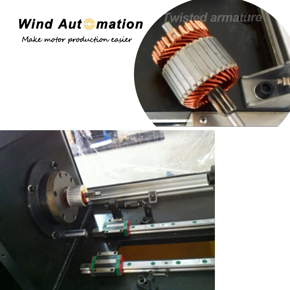 Horizontal-Type-Lead-Wire-Twisting-Machine-for-Starter-Armature